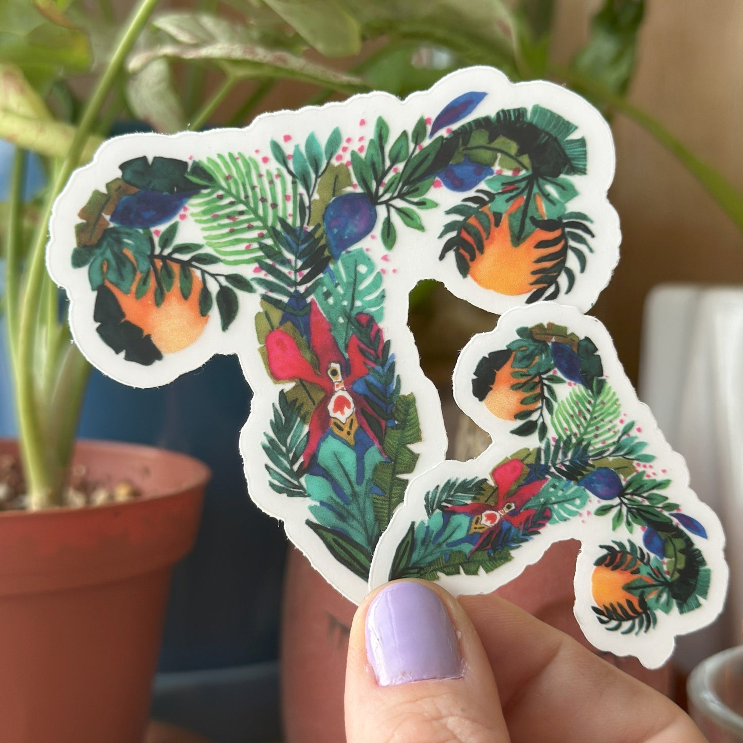Healing uterus stickers
