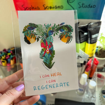 Healing uterus print