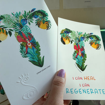 Healing uterus print