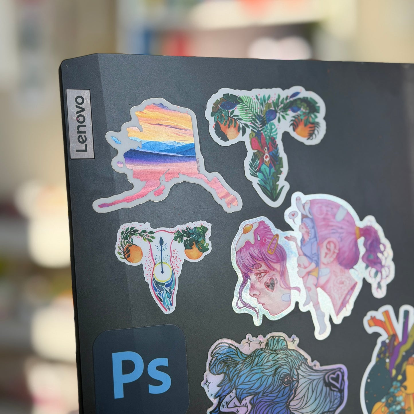 Uterus sticker sheet