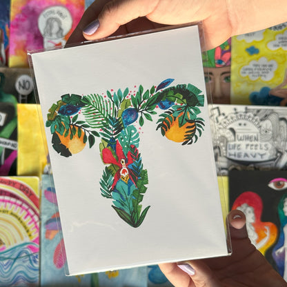 Healing uterus print