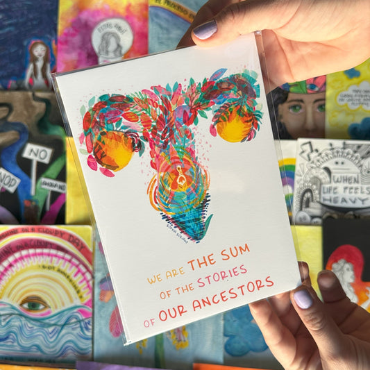 The sum of our ancestors Uterus print