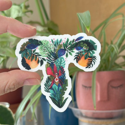 Healing uterus stickers